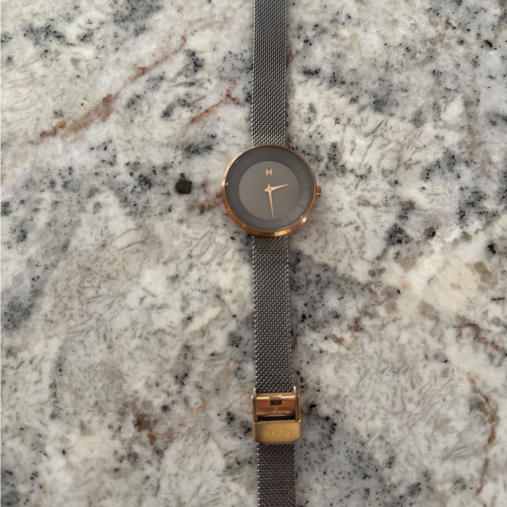 Gray MVMT Strap Watch